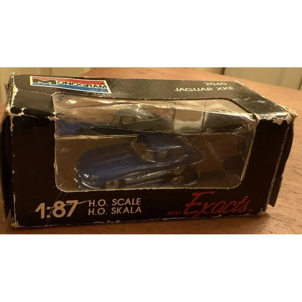 1989 Monogram Models Mini‎ Exacts JAGUAR XKE Model 2040 1:87 Scale NIB